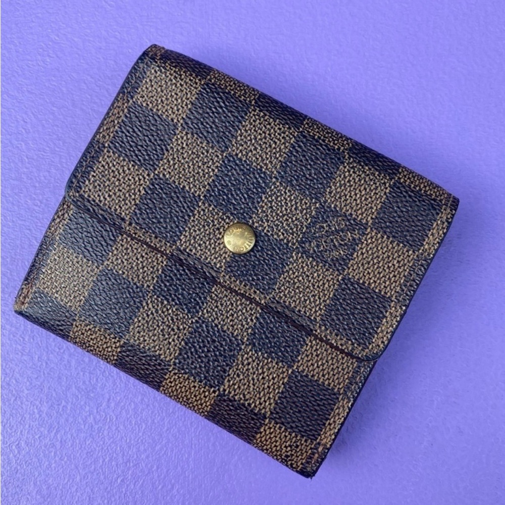 ‼️COMPACT WALLET‼️Louis Vuitton ebene compact elise wallet